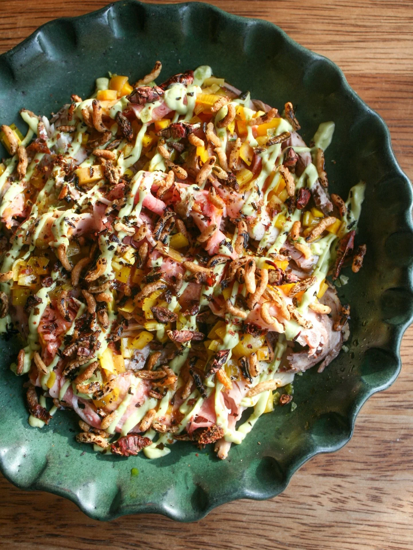 Prime Rib Cecina, Smoked Leek, Avocado, Toasted Rice.

One of our favourite new dishes on the menu for spring!