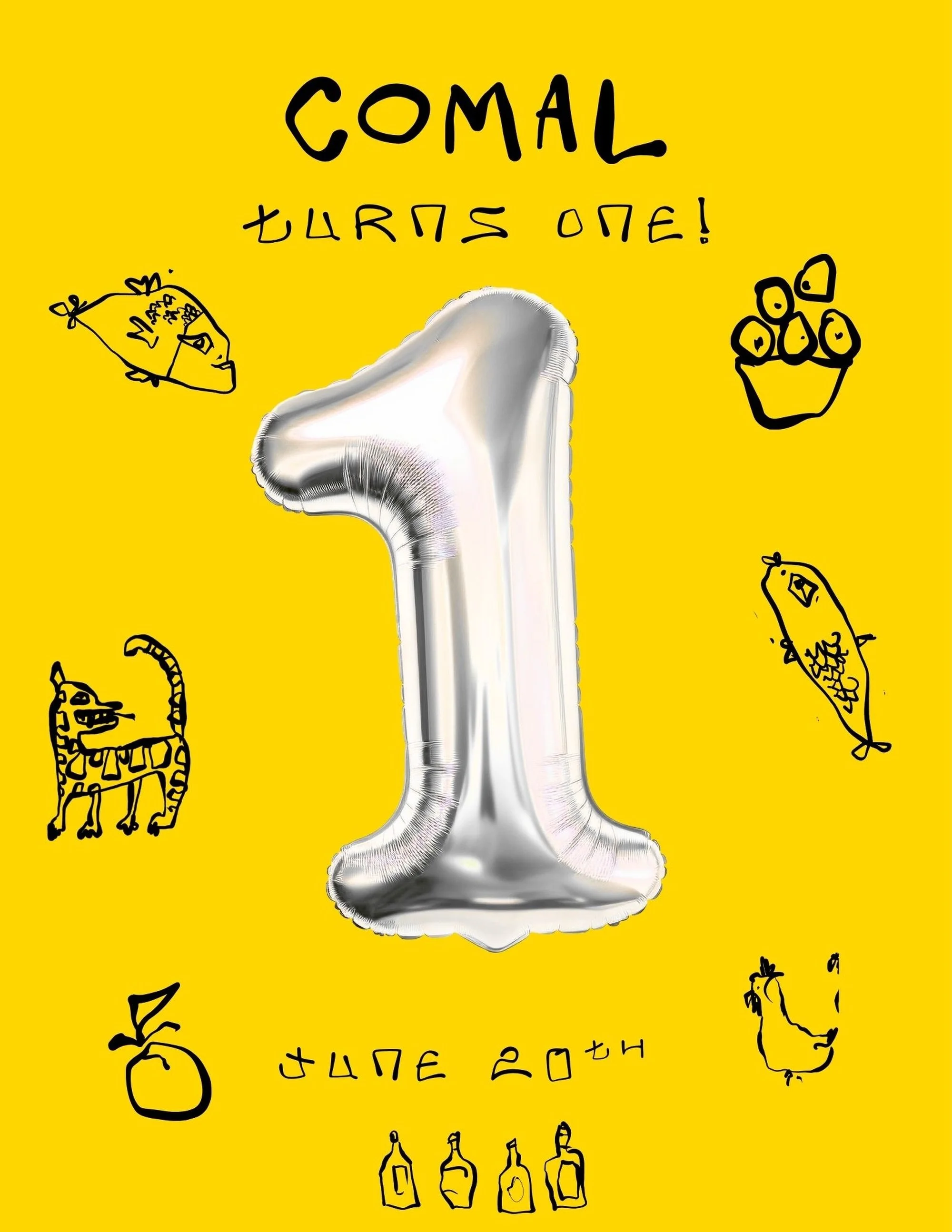 We are turning 1!!

Join us to celebrate for a special evening featuring our favorite dishes from the last year, with some music and of course, drinks! We have had such an amazing first year, and we cannot wait to celebrate it with some of you. Ticke