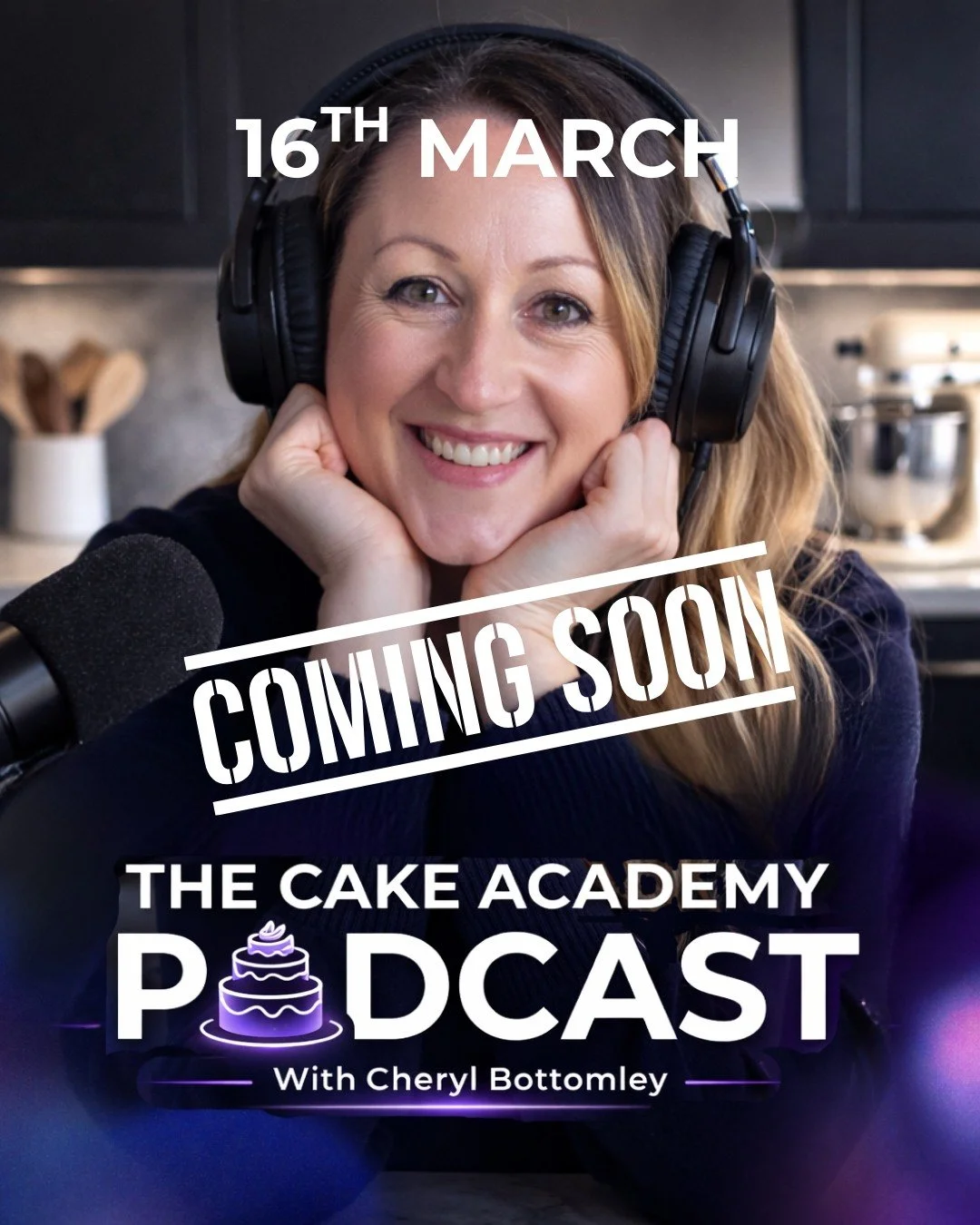 Exciting!!! The Cake Academy Podcast launches on Monday 16th March.

You will be able to listen to the first few episodes on this date so mark your calendars and watch out for more information. 

This podcast is for cake makers who want more than jus