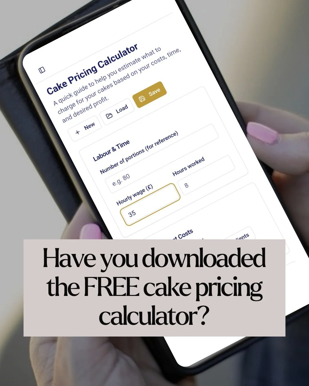 Comment CALCUALTOR and Ill send it you over in your DM's

This helps you to price individual cakes that you can quote to your customers, it allows you to save quotes so you can even use it for pricing your products / different cake sizes.