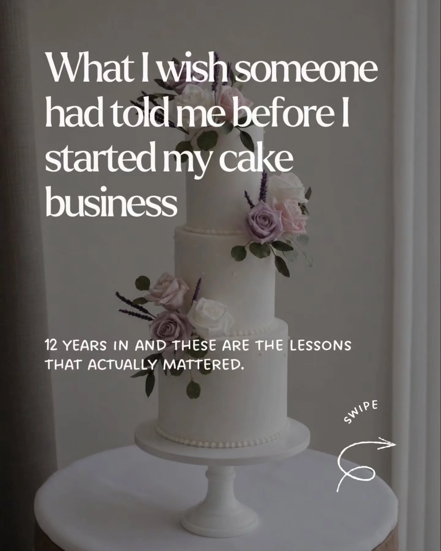 Id love to know which one of these do you wished you'd have known sooner in your cake business?