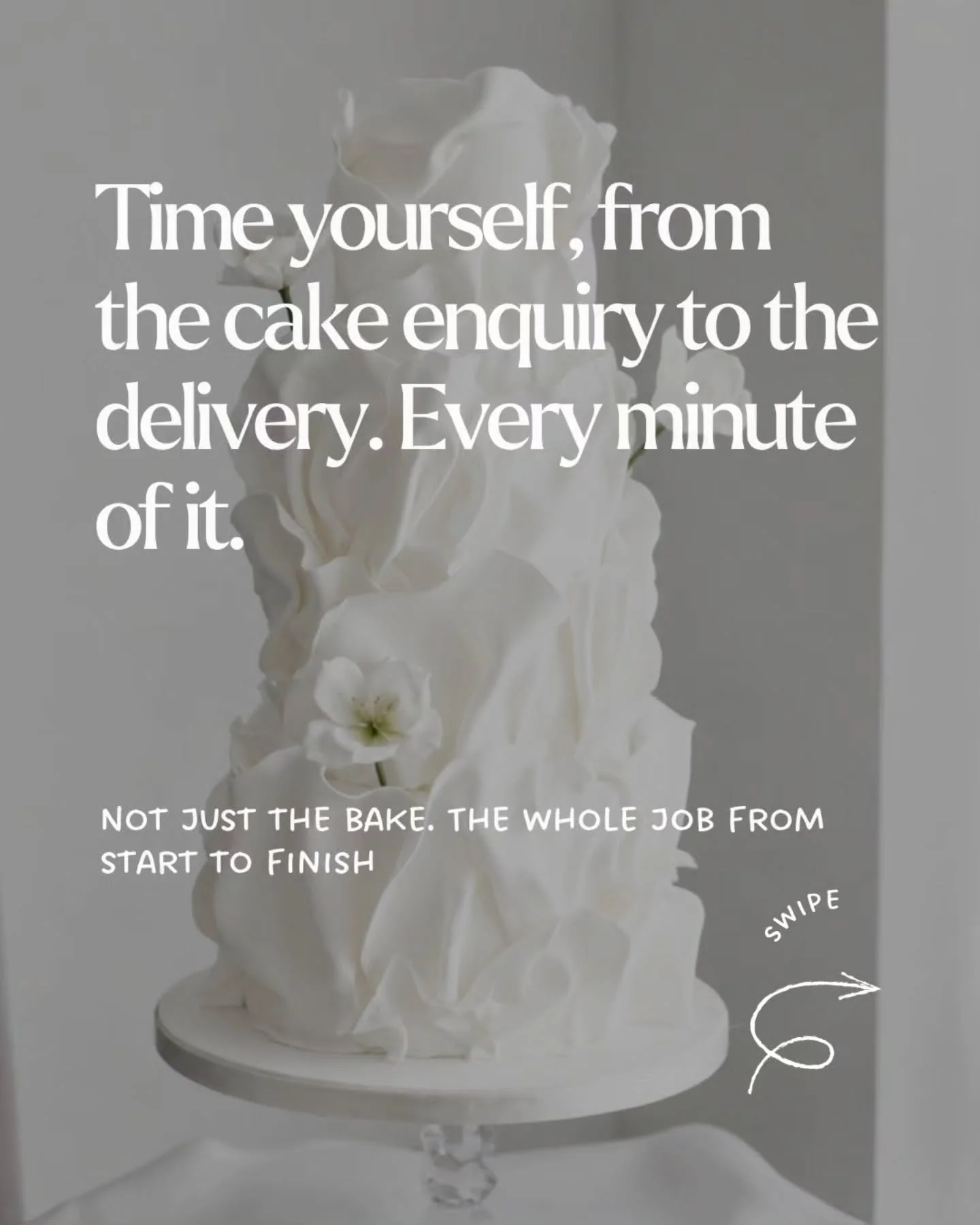 Did you last order take longer than you thought? 

Try it on your next order. Time every stage of your next cake start to finish, not just thr baking. 

Most bakers are shocked at the real time and numbers. 

Let me know in the comments if you've tim