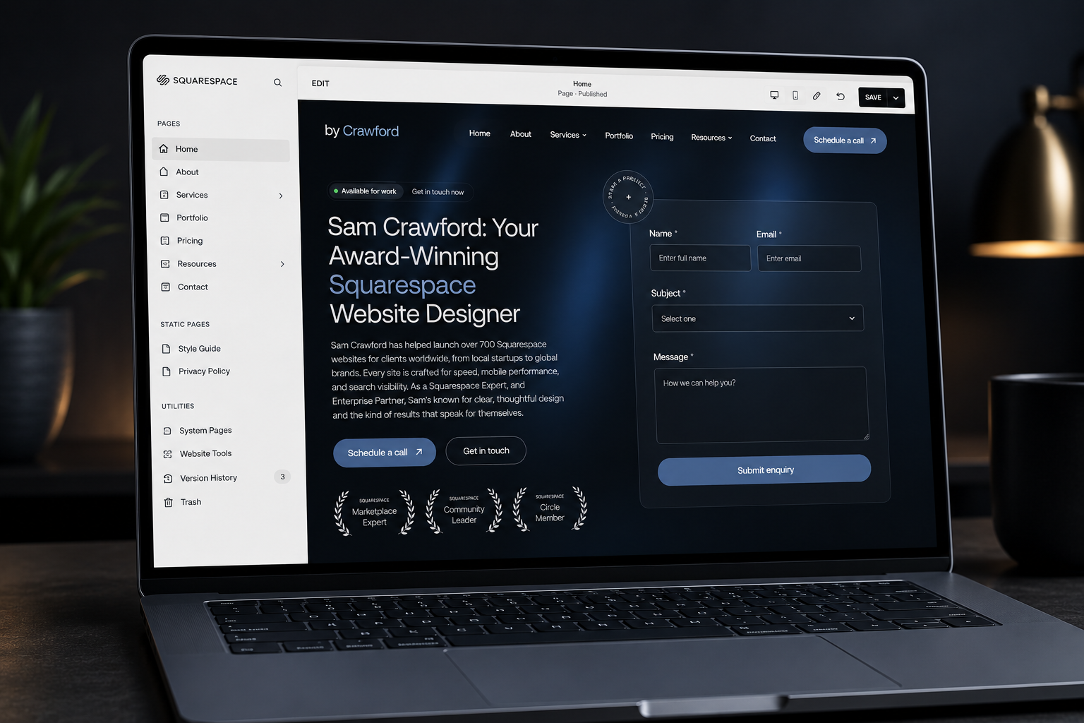 Squarespace CMS