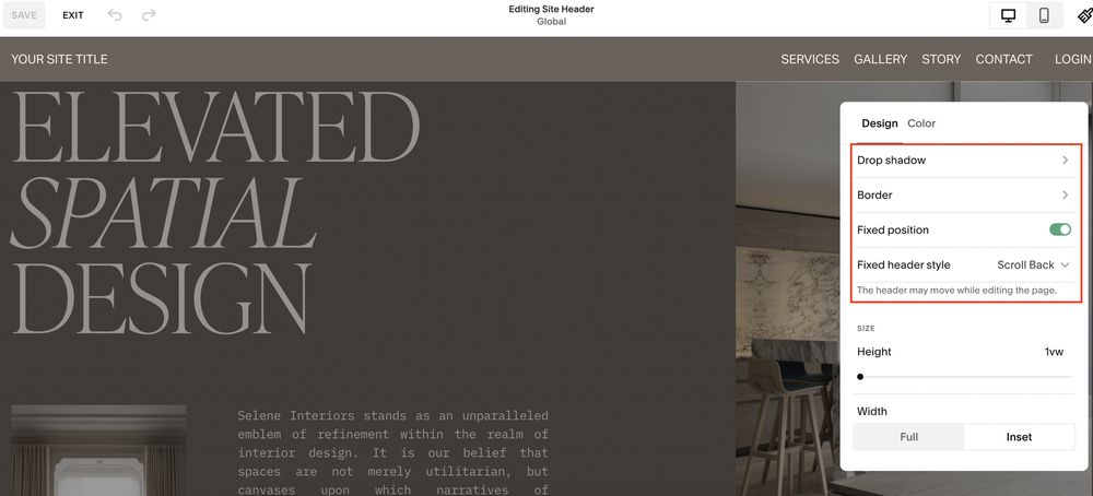How to Edit Your Squarespace Navigation Bar — by Crawford