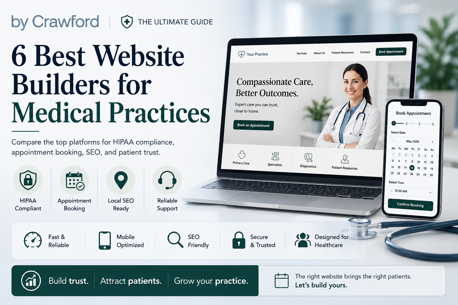 6 Best Website Builders for Medical Practice: Expert Picks