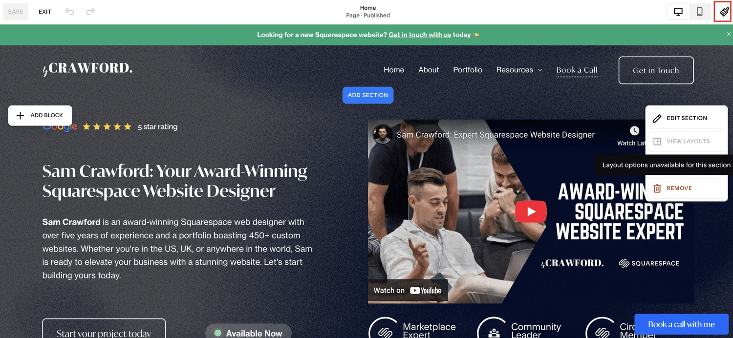 How to Change Squarespace Site Theme — by Crawford