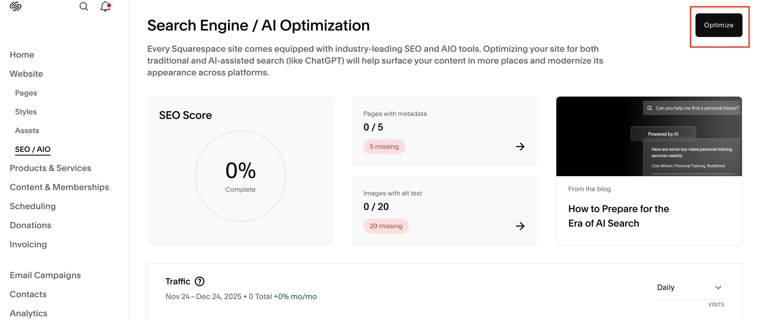 Squarespace Beacon AI