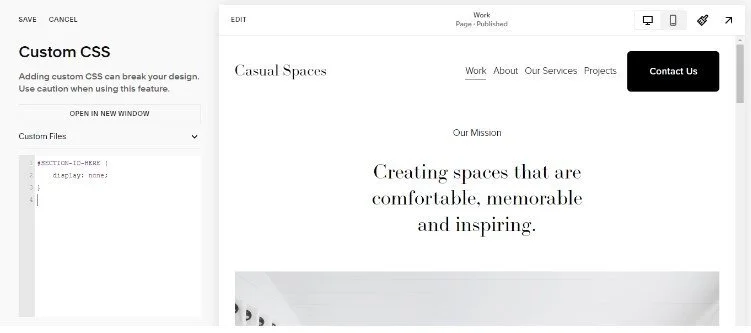 How to Hide Section on Squarespace [In 2025] — by Crawford