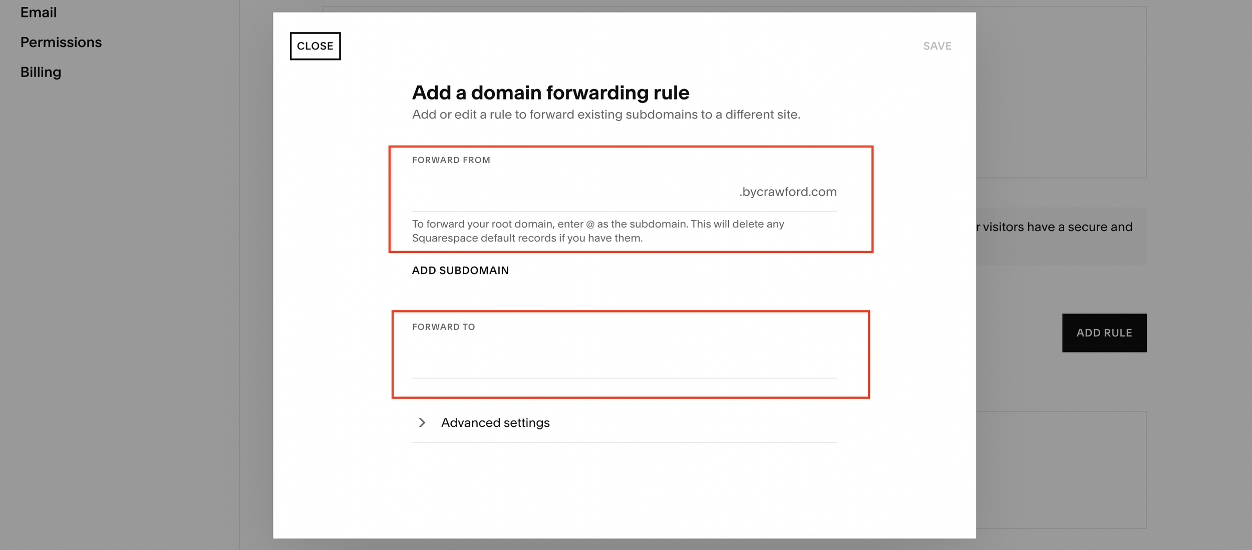 How to Create a Subdomain on Squarespace — by Crawford