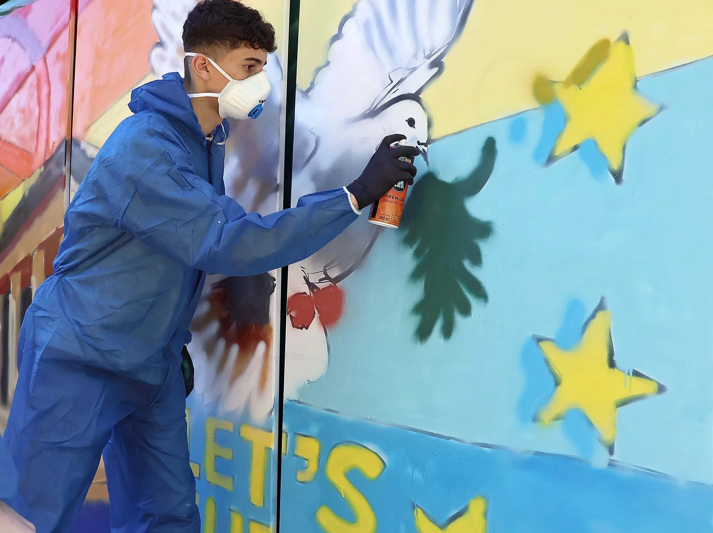 Graffiti-Workshop „Let’s Europe“