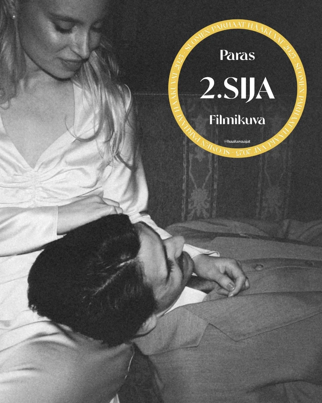 Ahh I got the sweetest news last night!

I got received three awards from the &rdquo;Finland&rsquo;s best wedding photos 2025&rdquo; !!<3 What an honor to be among so many creative professionals. 

🥈 in &ldquo;Best Film Photo&rdquo;
🥈 in &ldquo;