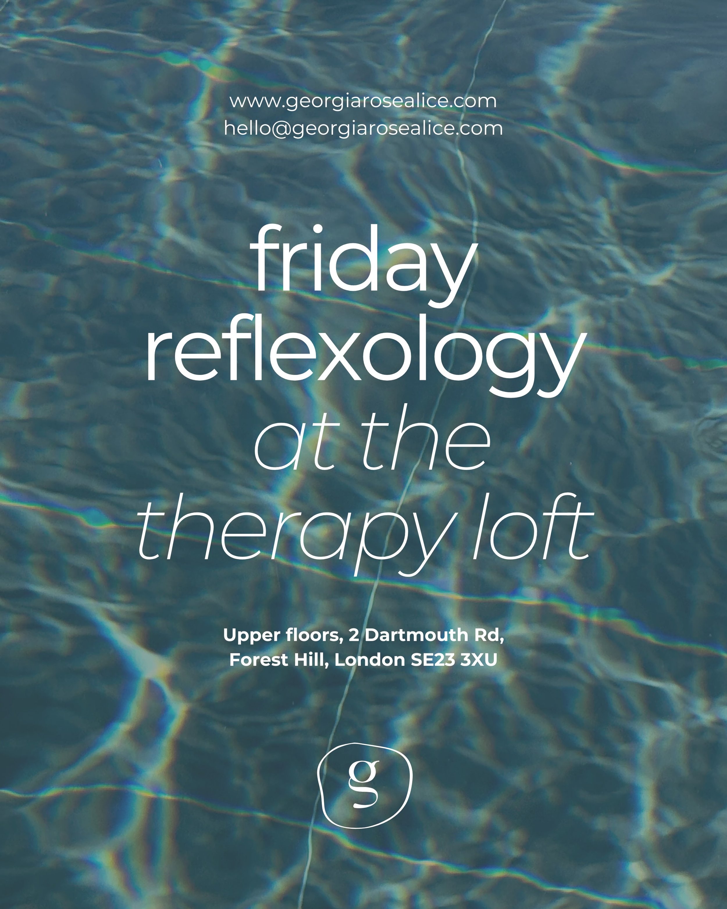 After a little change in schedule, from 24 July I&rsquo;m excited to be offering reflexology at The Therapy Loft on Fridays 8am&ndash;2pm.

Each session includes a short health consultation, so treatments are tailored to you. Reflexology works with t