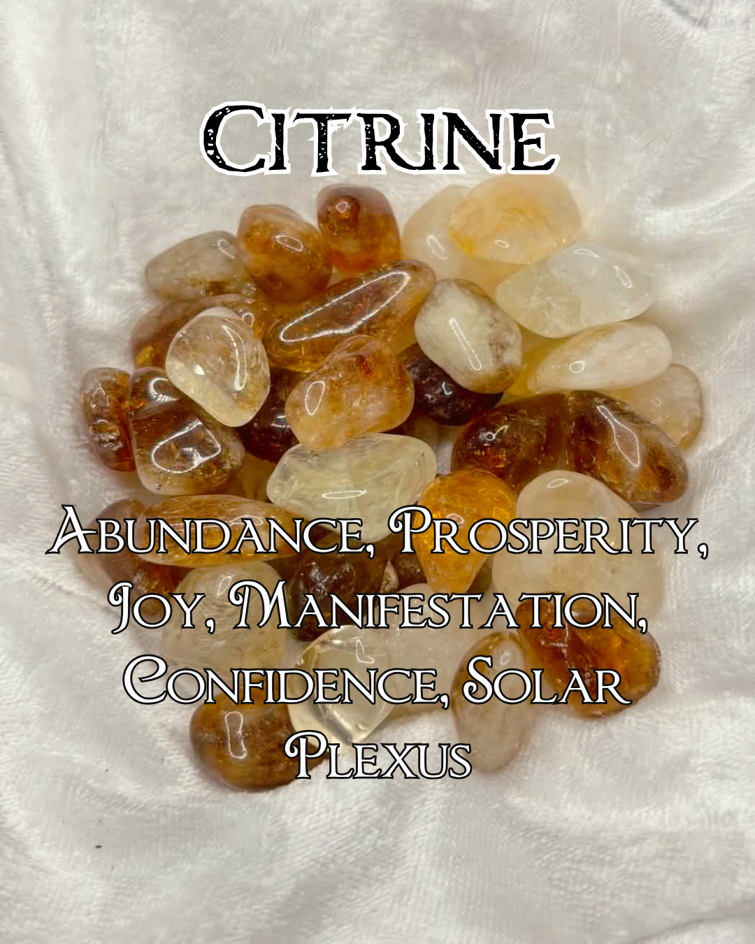 Citrine Tumbled Stone – Stone of Abundance & Prosperity