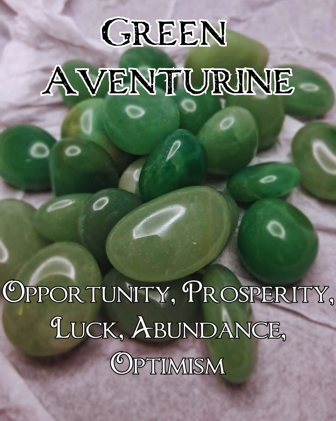Green Aventurine Tumbled Stone – Stone of Opportunity & Prosperity