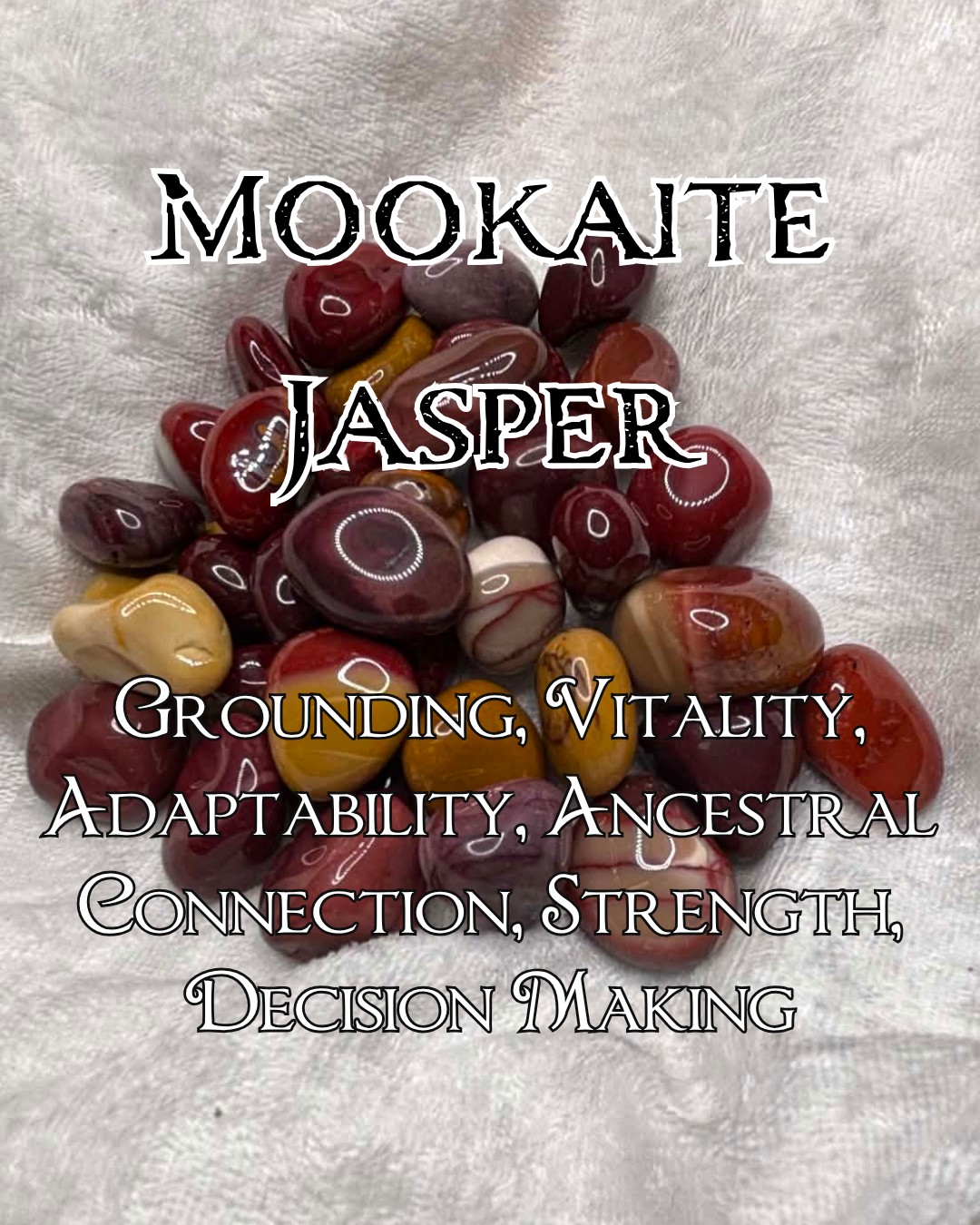 Mookaite Jasper Tumbled Stone – Stone of Vitality & Adaptability