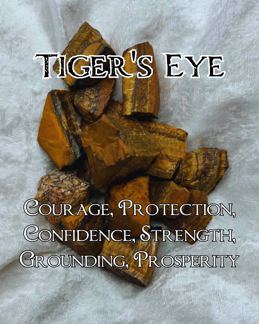Rough Tiger's Eye – Stone of Courage & Protection