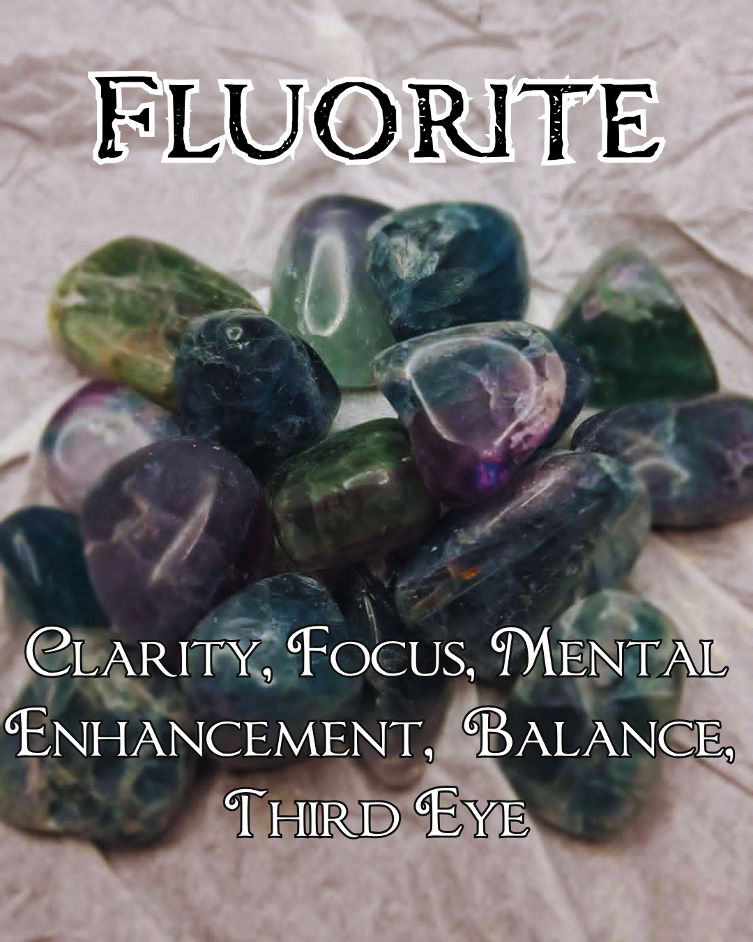 Fluorite Tumbled Stone – The Genius Stone of Clarity & Focus