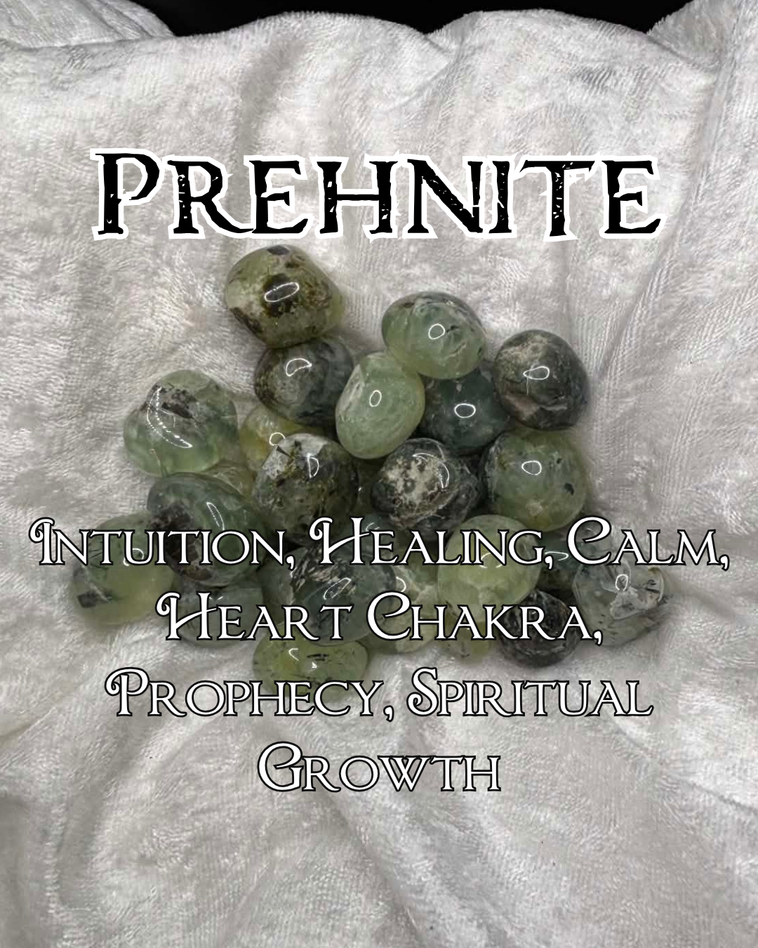 Prehnite Tumbled Stone – Stone of Intuition & Healing