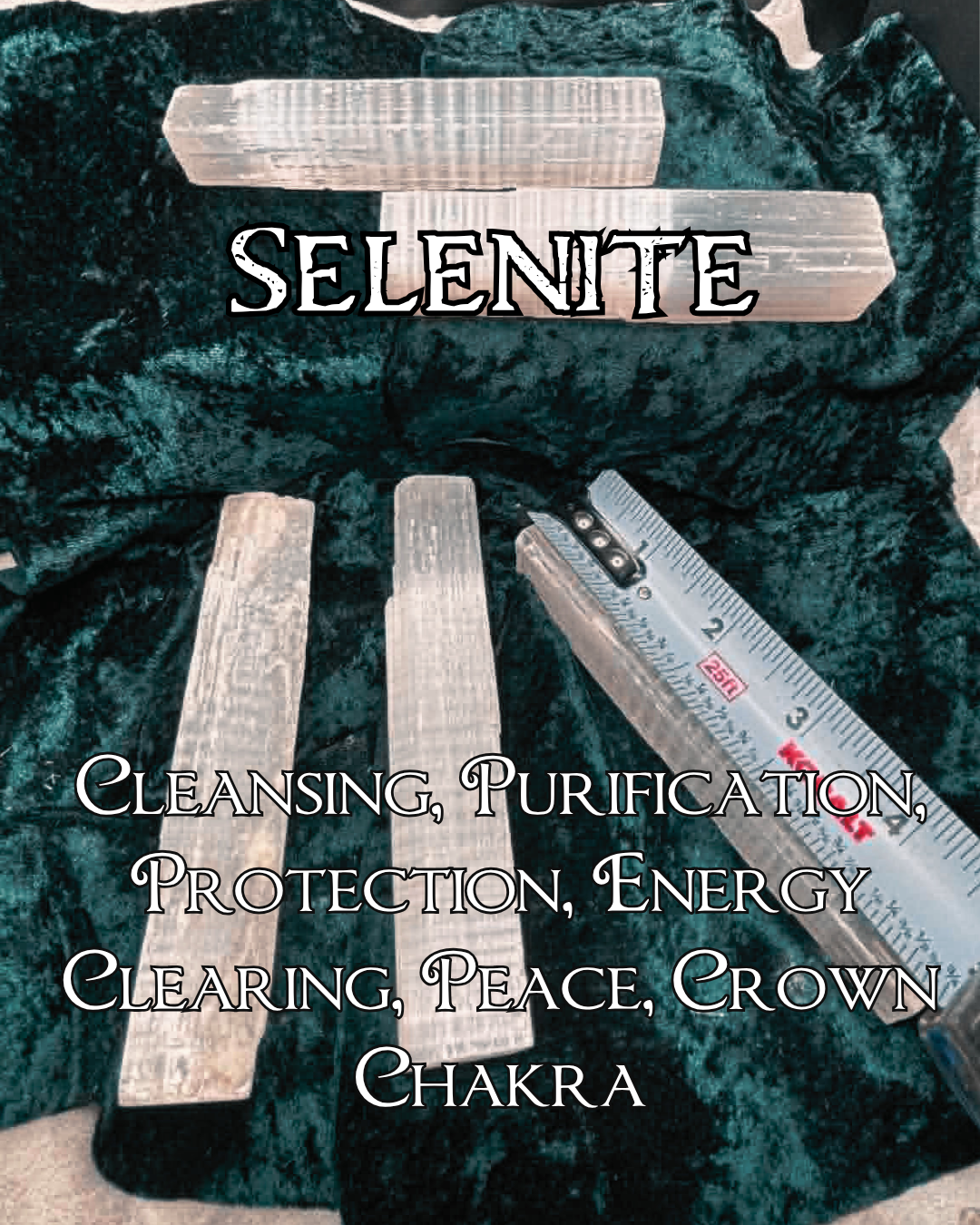 Selenite Stick – Energy Cleansing Tool