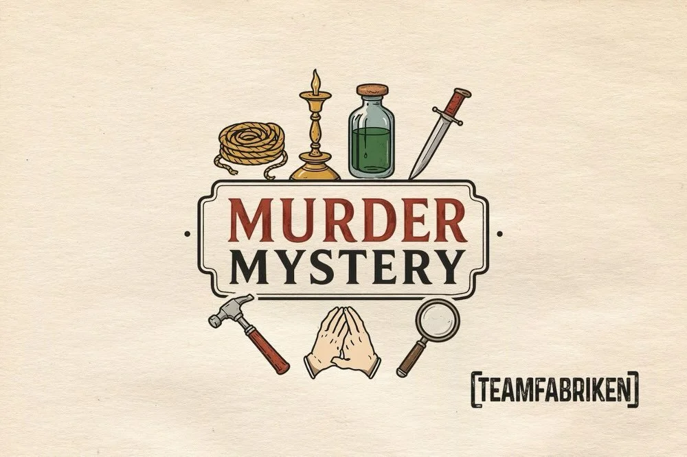 Murder Mystery - Mysteriet d&auml;r staden blir er spelplan! 

En m&ouml;rdande &auml;r p&aring; fri fot och det &auml;r ert jobb att s&auml;tta dit den skyldige. Du och ditt team kommer att beh&ouml;va tolka kryptiska ledtr&aring;dar som leder er n&