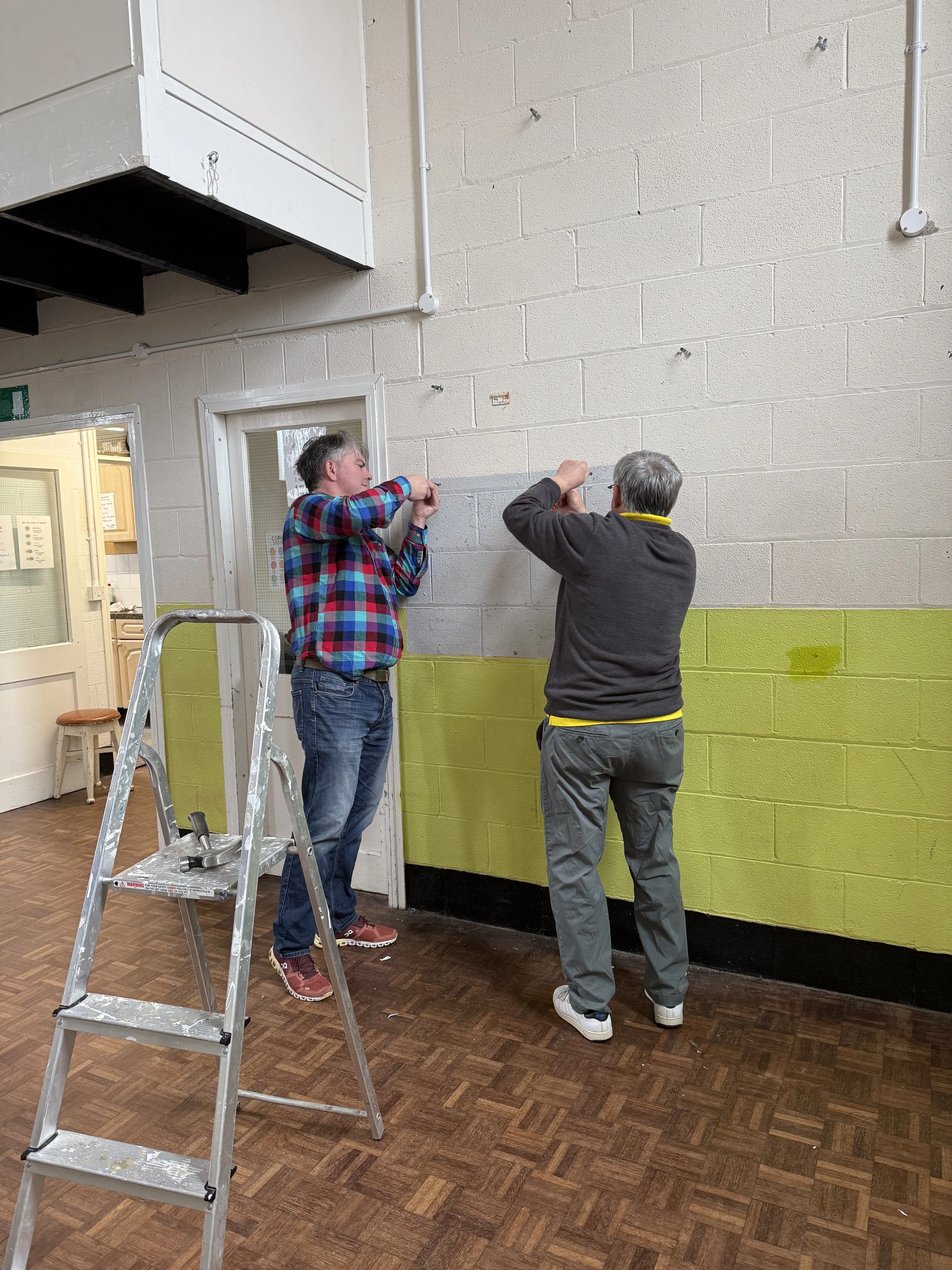 People of Action - Rolling up our sleeves for the Scout Hut - visit 3 and counting…