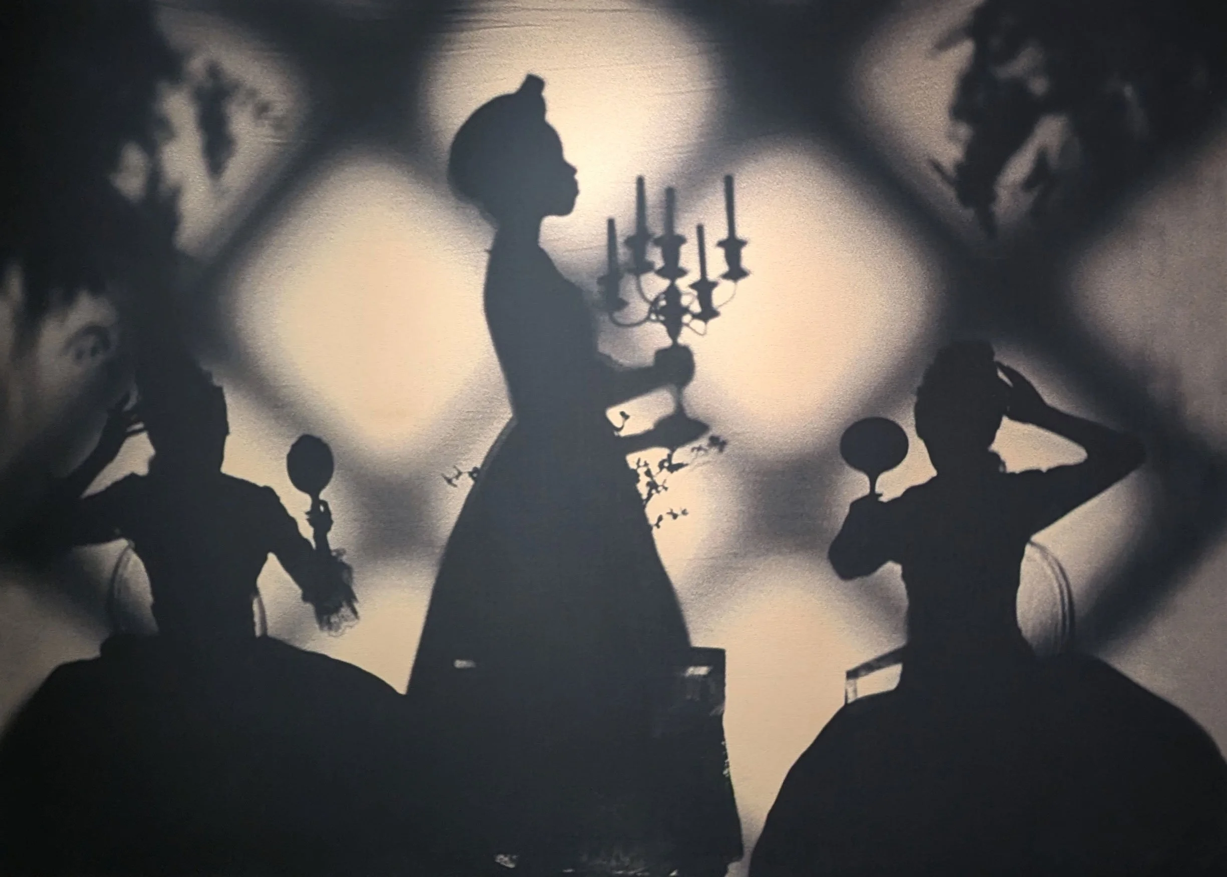 Untitled (Woman walking with candelabra) from Louisiana Project