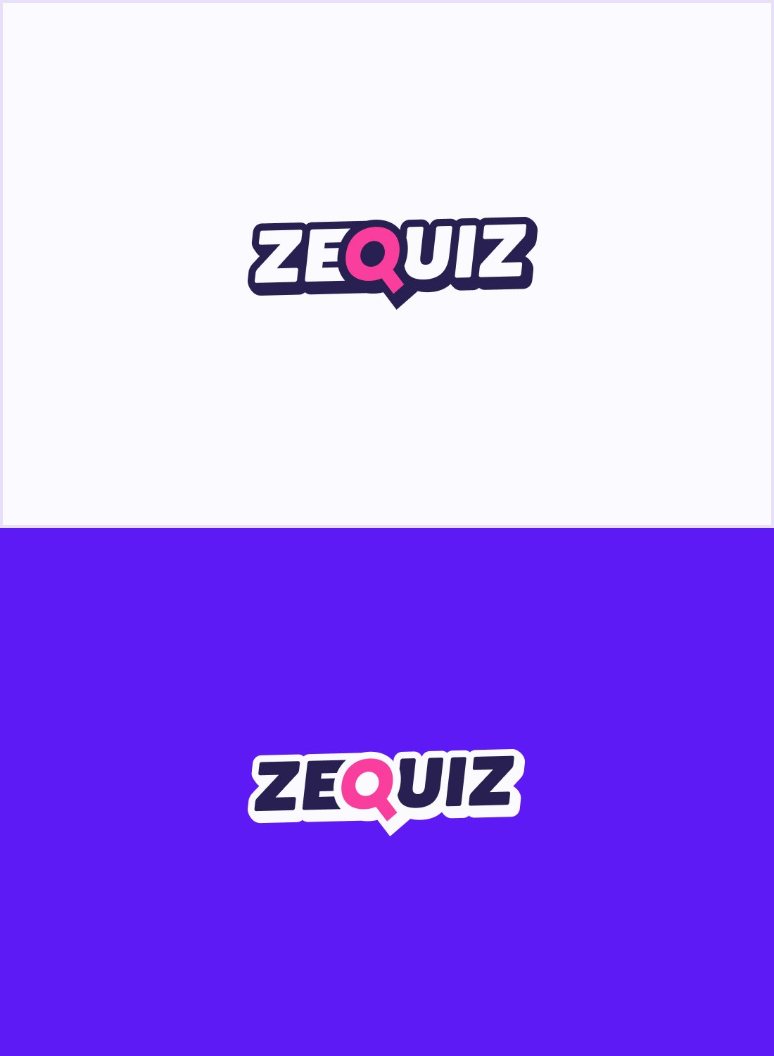 Déclinaisons de logos ZeQuiz