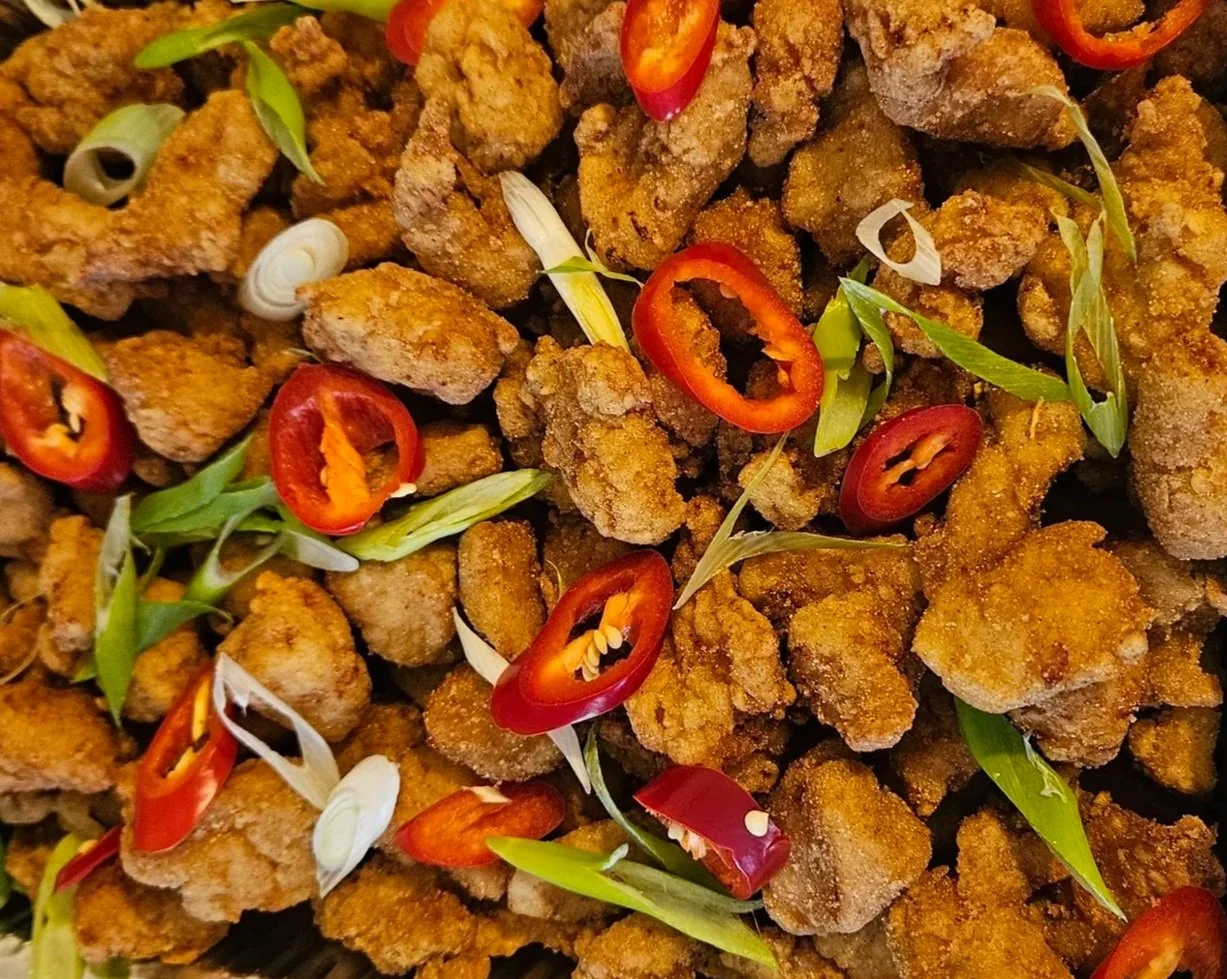 Mama's fried chicken popcorn bites