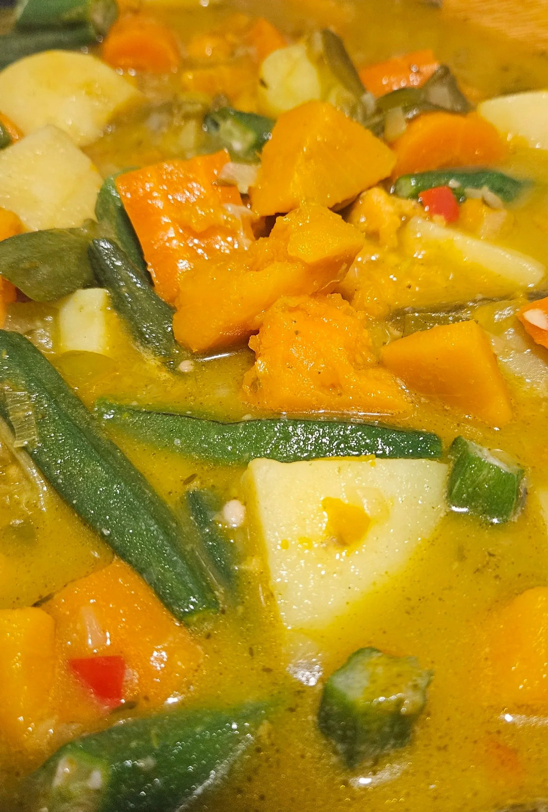 Guyanese vegetable curry