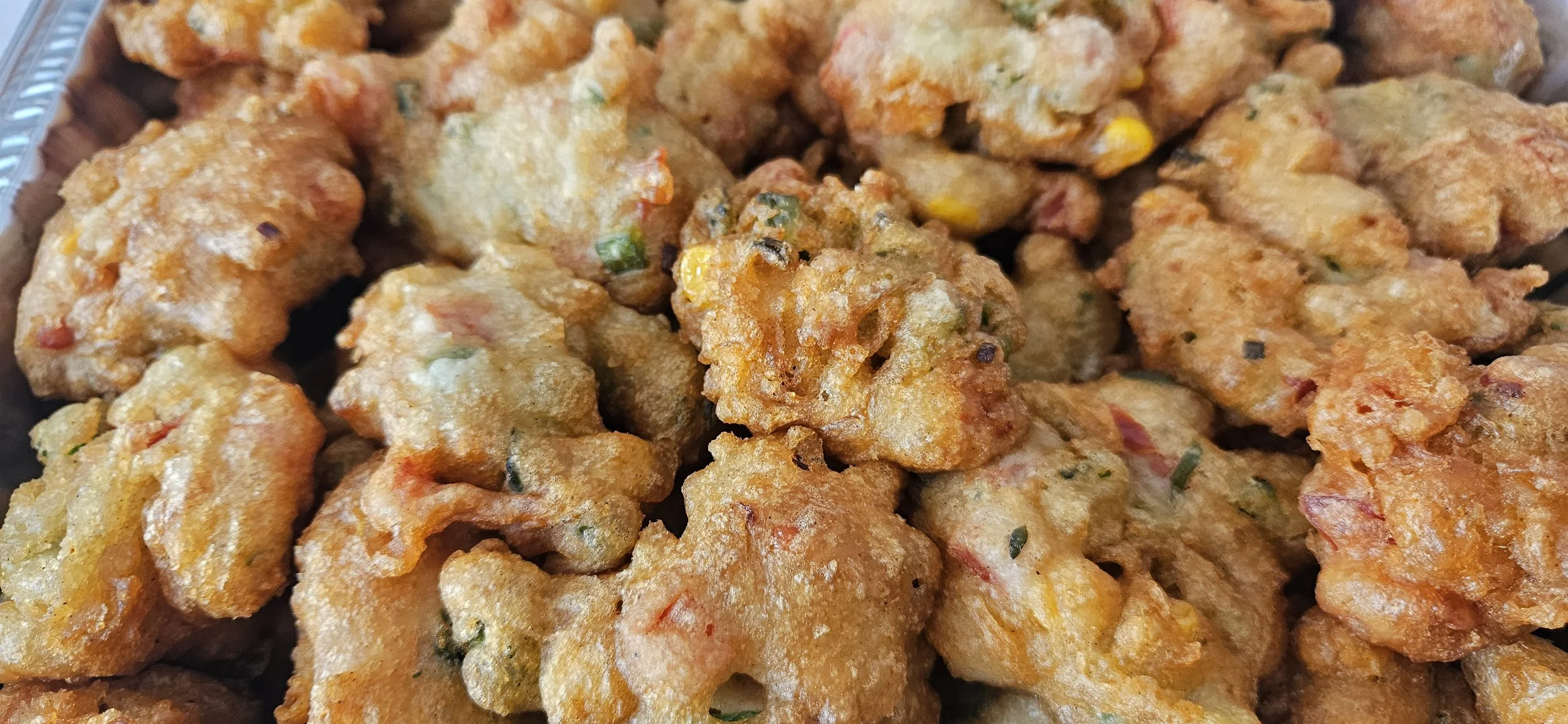 Poppa L's vegetable fritter