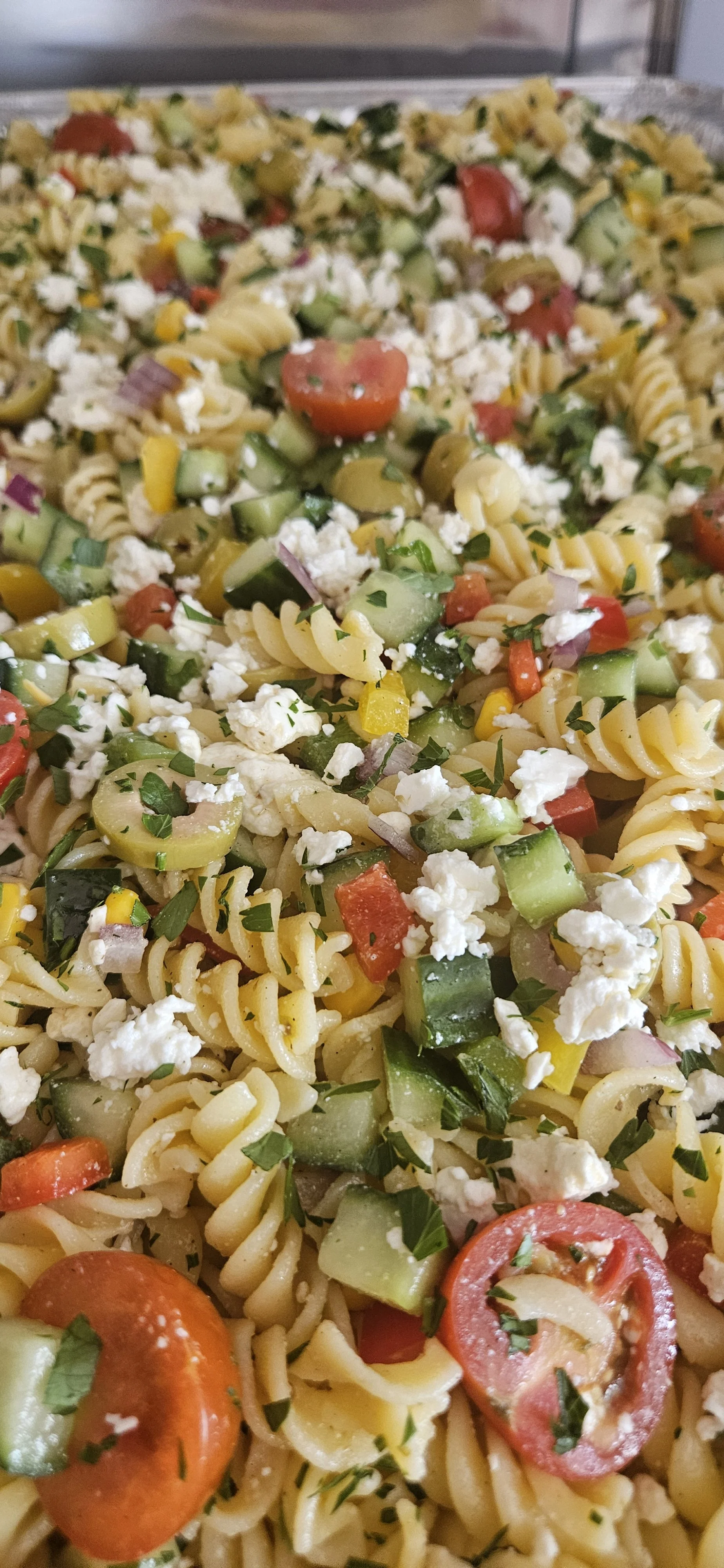 Vegetable pasta salad