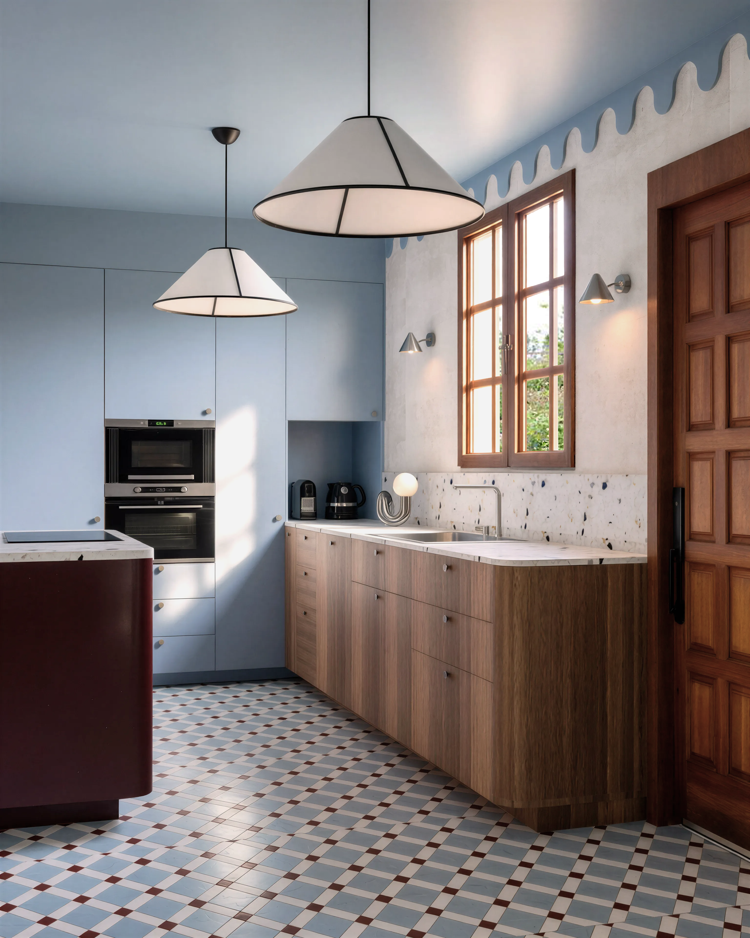 Aménagement cuisine contemporaine sur-mesure à lyon.