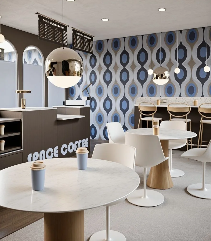 Rénovation café design Lyon France