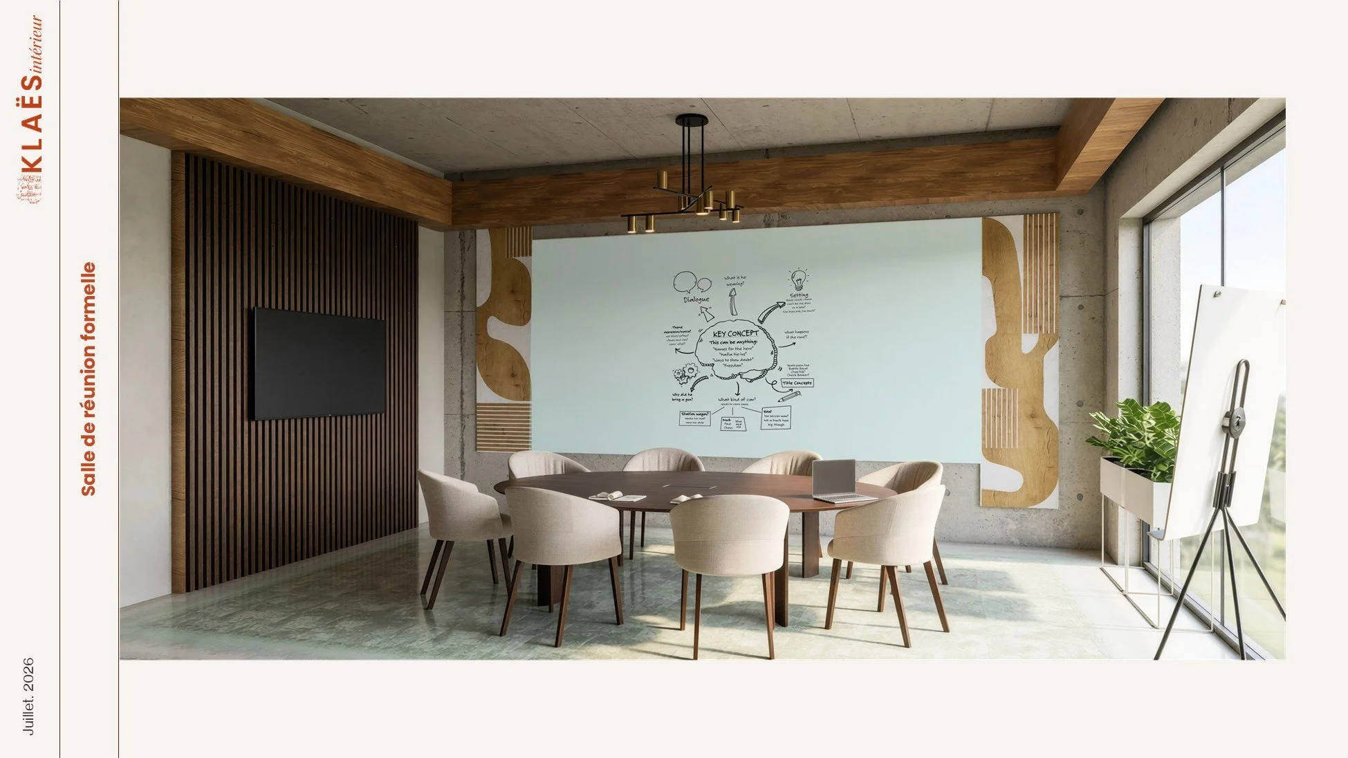 Projet Space planning Lyon  Salle de réunion formelle