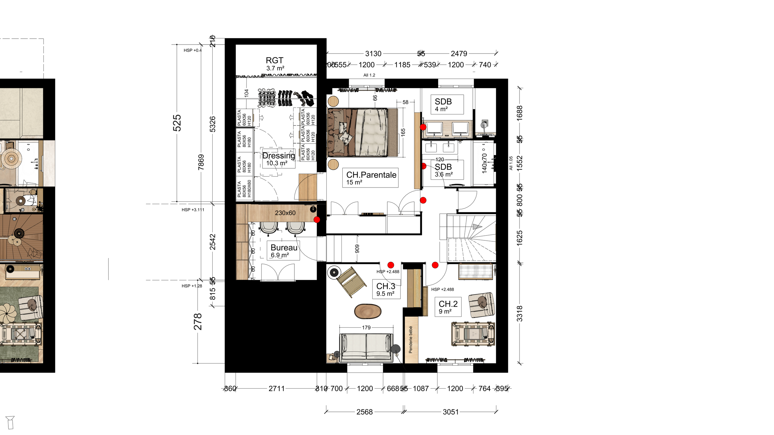 Plan globale R+1 Lyon