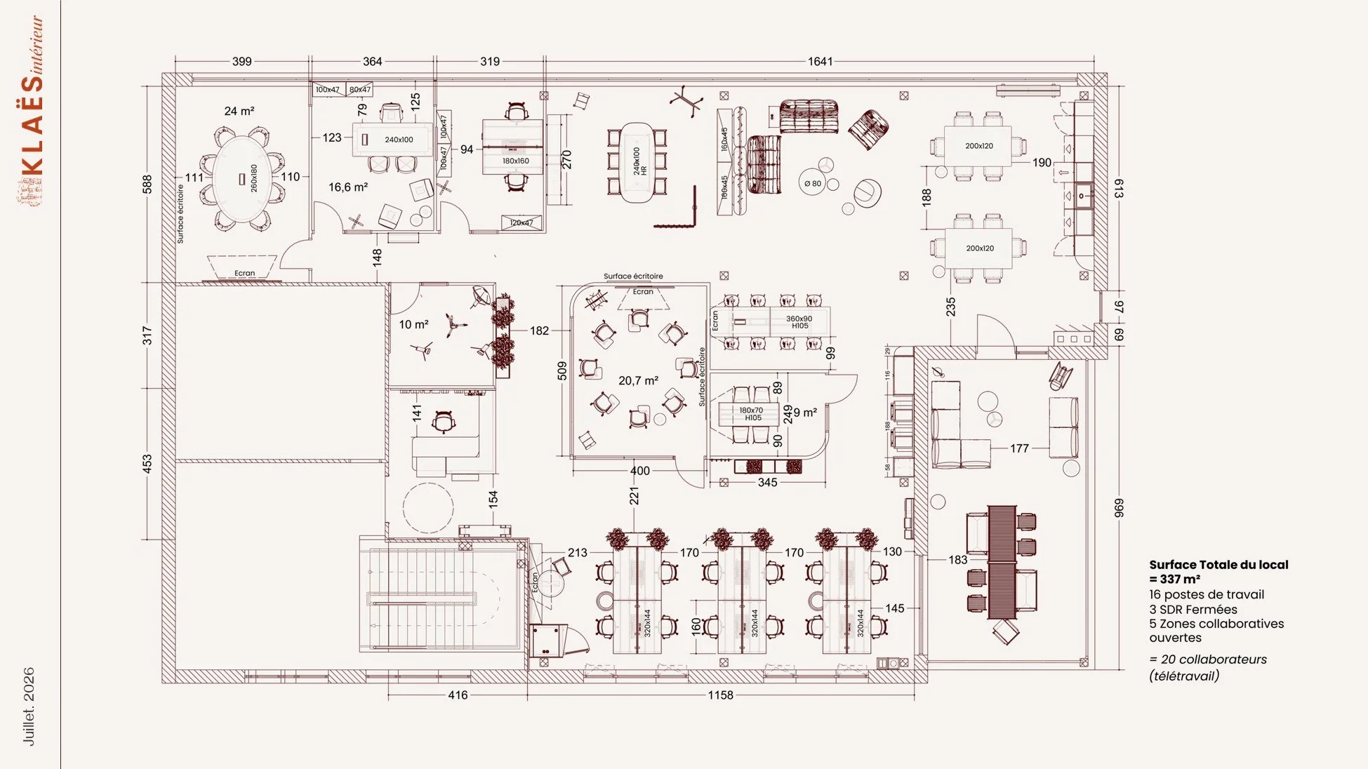 Projet Space planning Lyon Plan