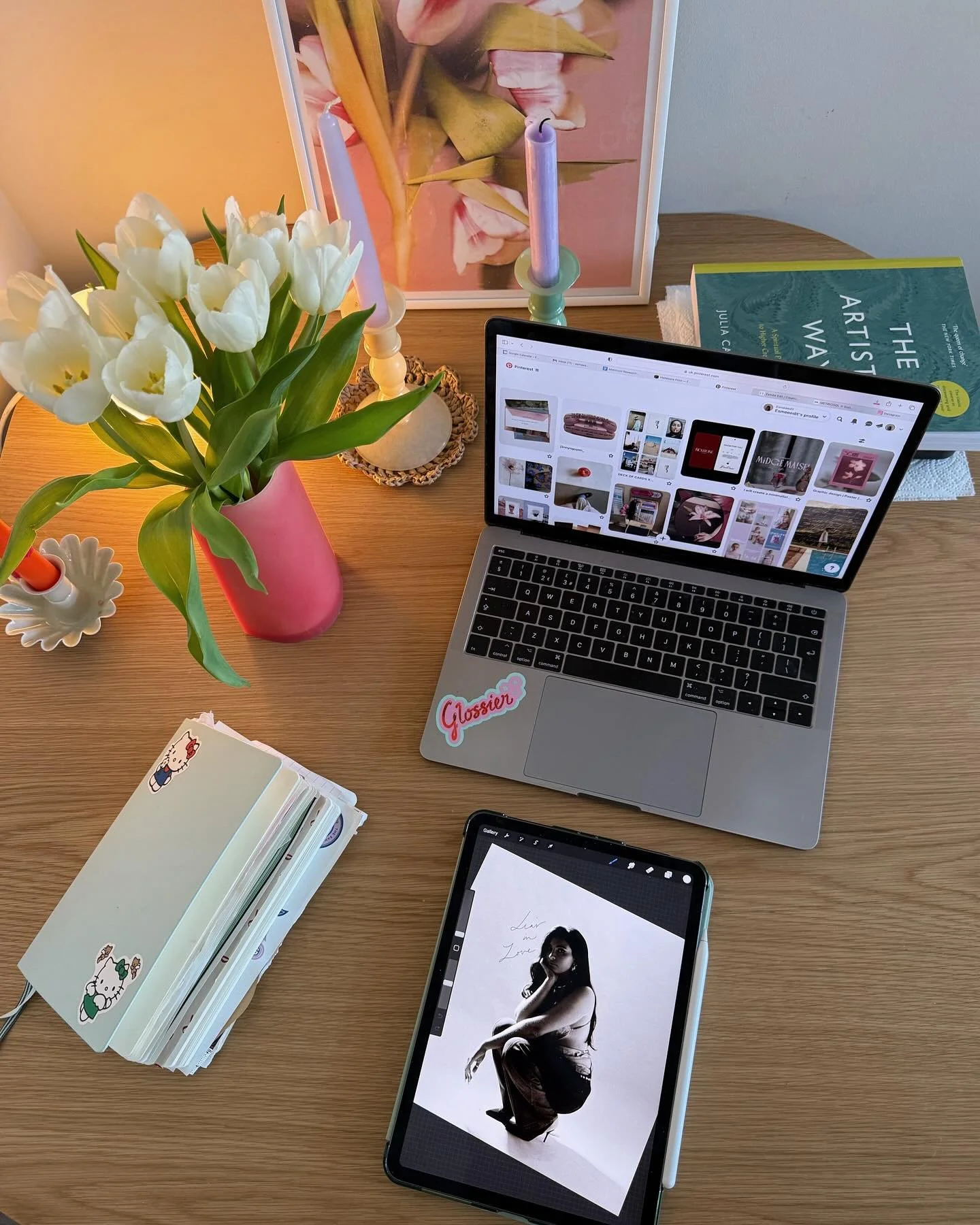 March recap 
(flower prints now available via my website 🌸)