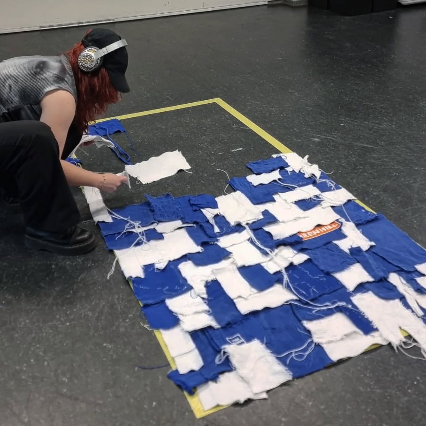 Graduation work in progress???
&bull;
#artacademy #graduationproject #workinprogress #textileart #texiles #academy