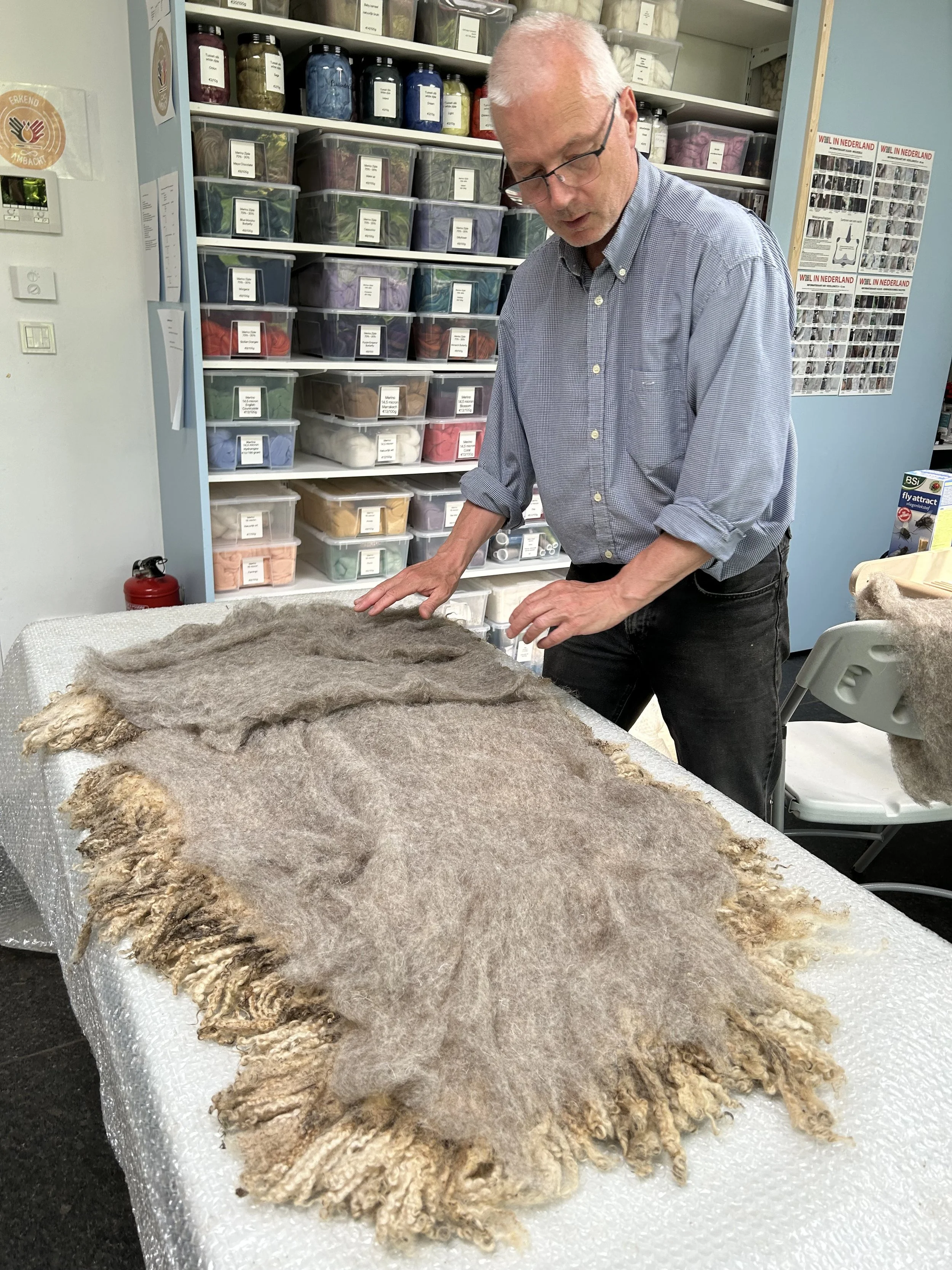 Voor een gevilte schapenvacht hoeft het schaap niet gedood te worden. Je maakt dus een ethische schapenvacht.