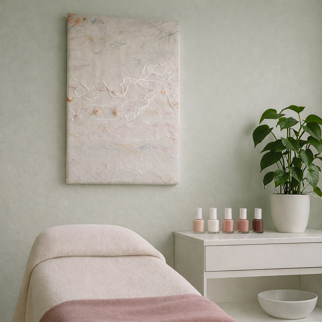 akoestisch paneel, een kunstwerk in vilt