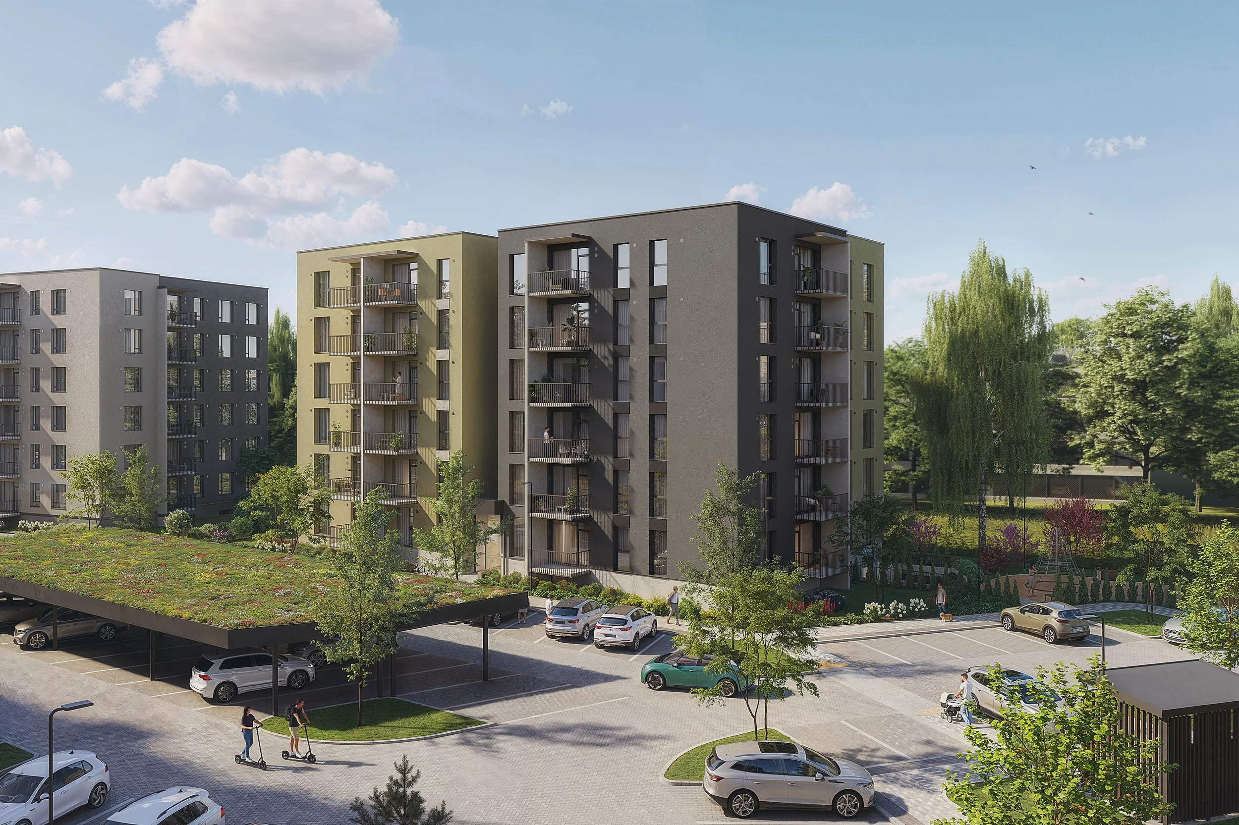 Uzsākta “Merko mājas” projekta “Mežpilsēta” trešā kārta – plānā vairāk nekā 500 dzīvokļu