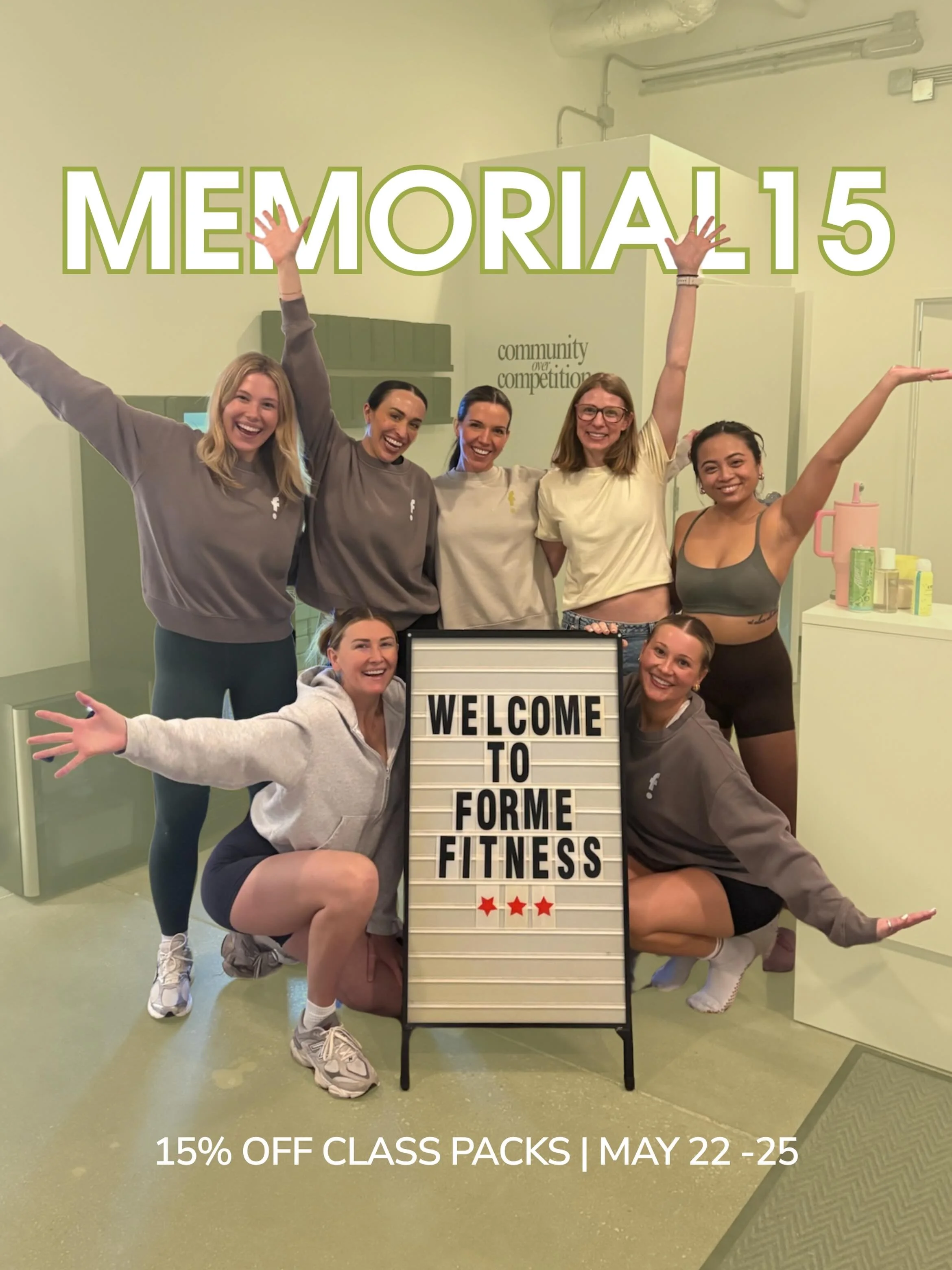 15% OFF PACKS MAY 22-25 ✨

Use code MEMORIAL15 at check out! 

We are so excited and can&rsquo;t wait to sweat together! 
☀️✨💥💃🏻🪩