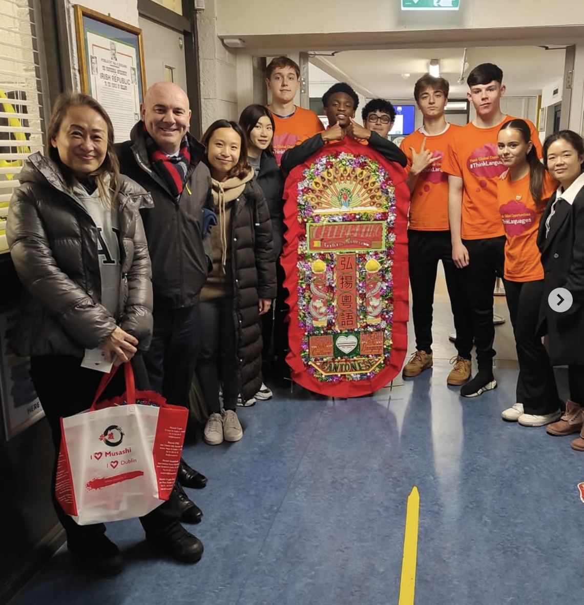 Cantonese Workshop at Beaufort College’s Culture Week in Navan