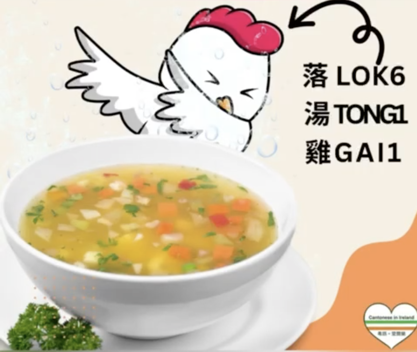Weekly Cantonese: lok6 tong1 gai1每週廣東話：落湯雞
