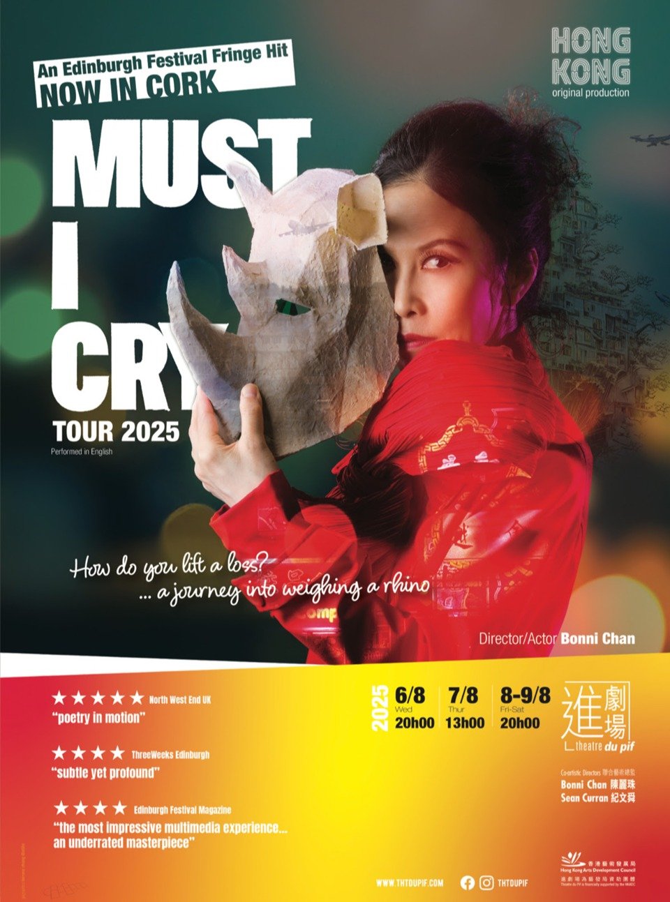 🎭【Hong Kong Theatre Comes to Cork – “Must I Cry” by Theatre du Pif】