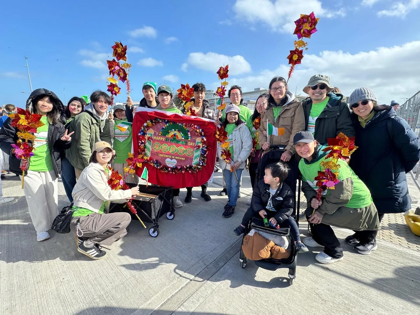 Celebrating Cantonese Culture at St. Patrick’s Day in Dún Laoghaire! ☘️  