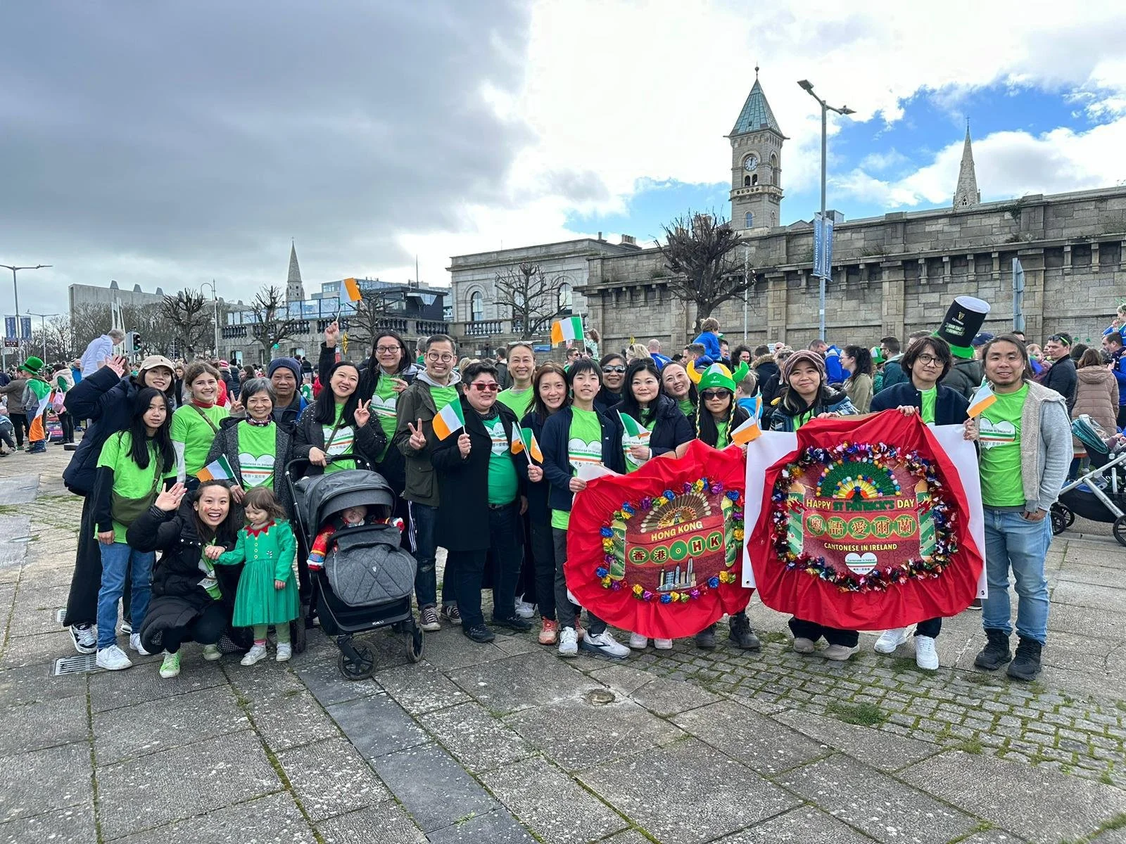 St Patrick's Day in Dun Laoghaire 2024