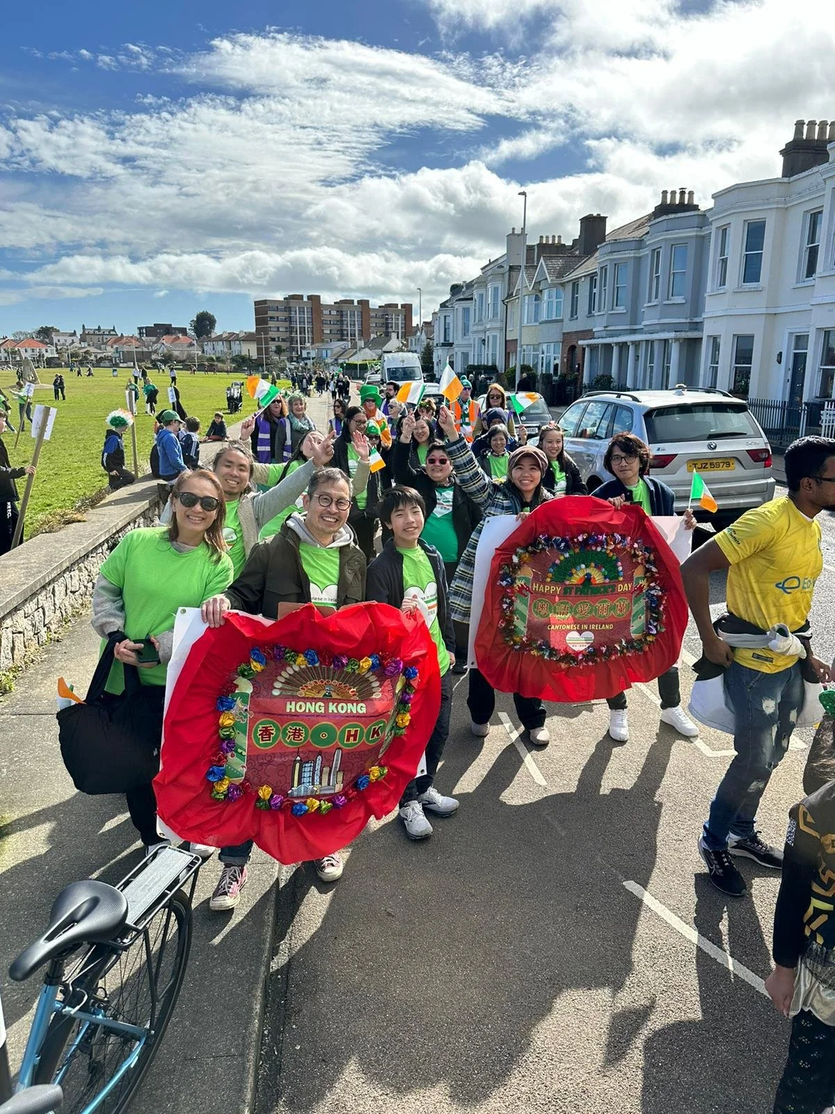 St Patrick's Day in Dun Laoghaire 2024