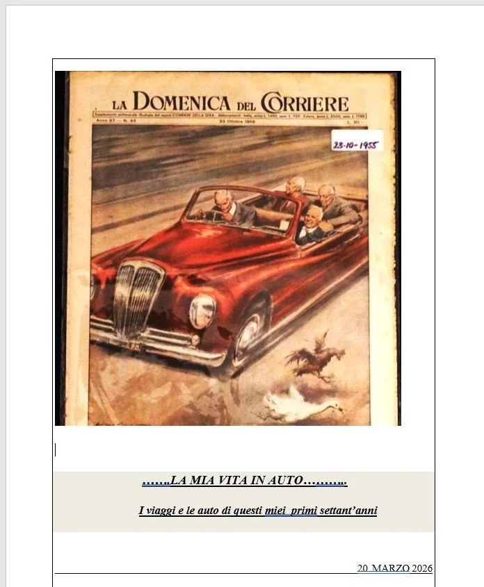 Le tante storie in auto.….
