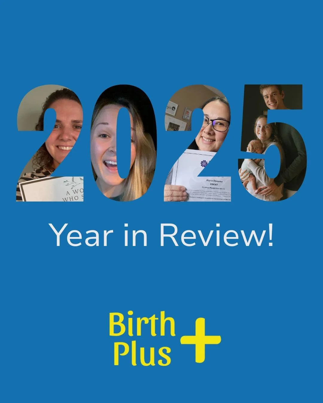 We know it's 2026, but we're taking some time to look at our team's accomplishments from the last year! Here are some highlights:

Doula Ali completed her doula certification with A Woman Who Serves!

Doula Andie had the honor of attending the first 